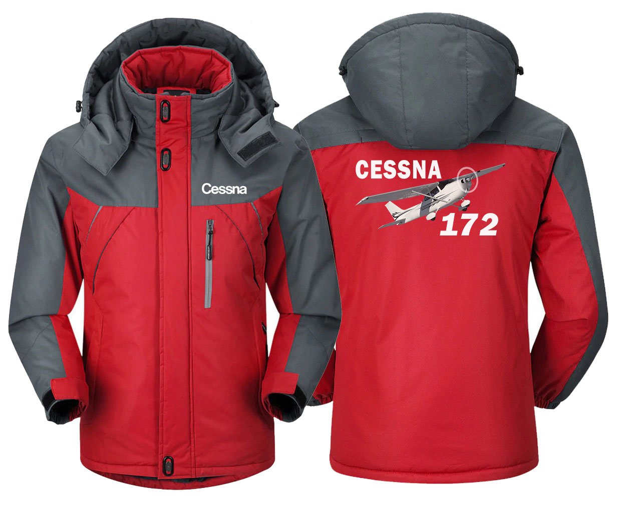 CESSNA 172 DESIGNED WINDBREAKER JACKET THE AV8R