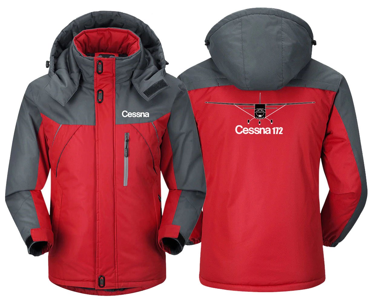 CESSNA 172 DESIGNED WINDBREAKER JACKET THE AV8R