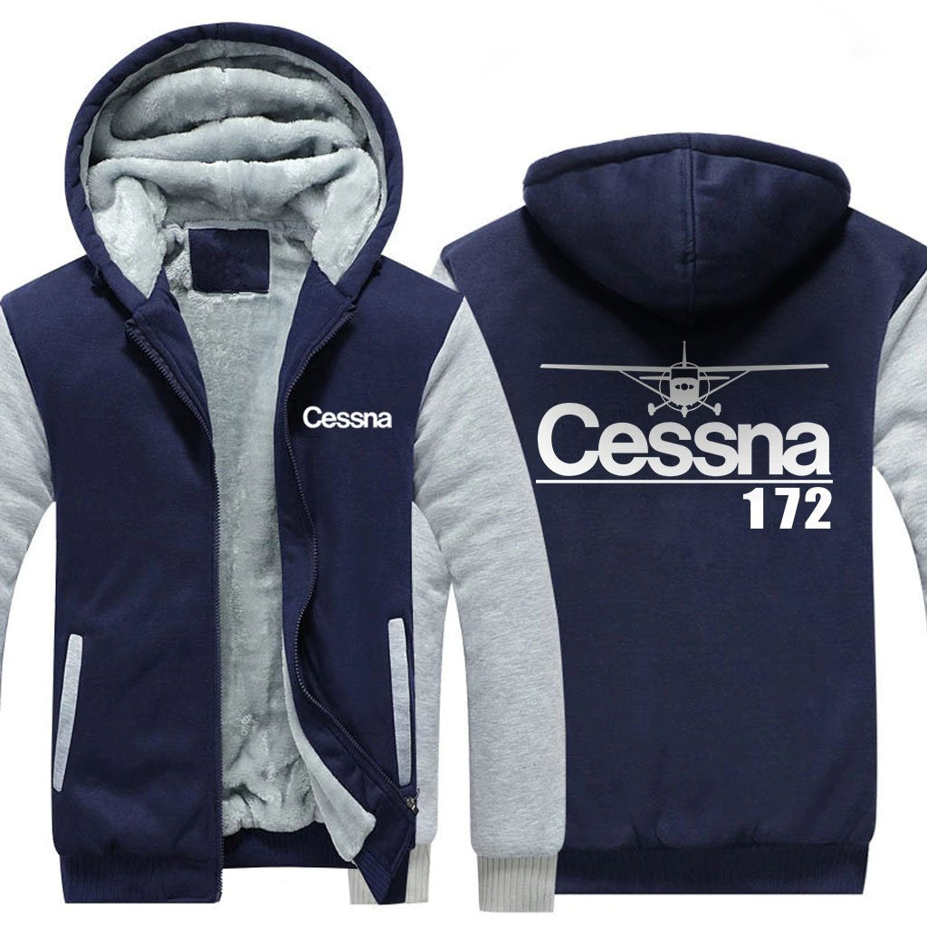 CESSNA 172 DESIGNED ZIPPER SWEATER THE AV8R