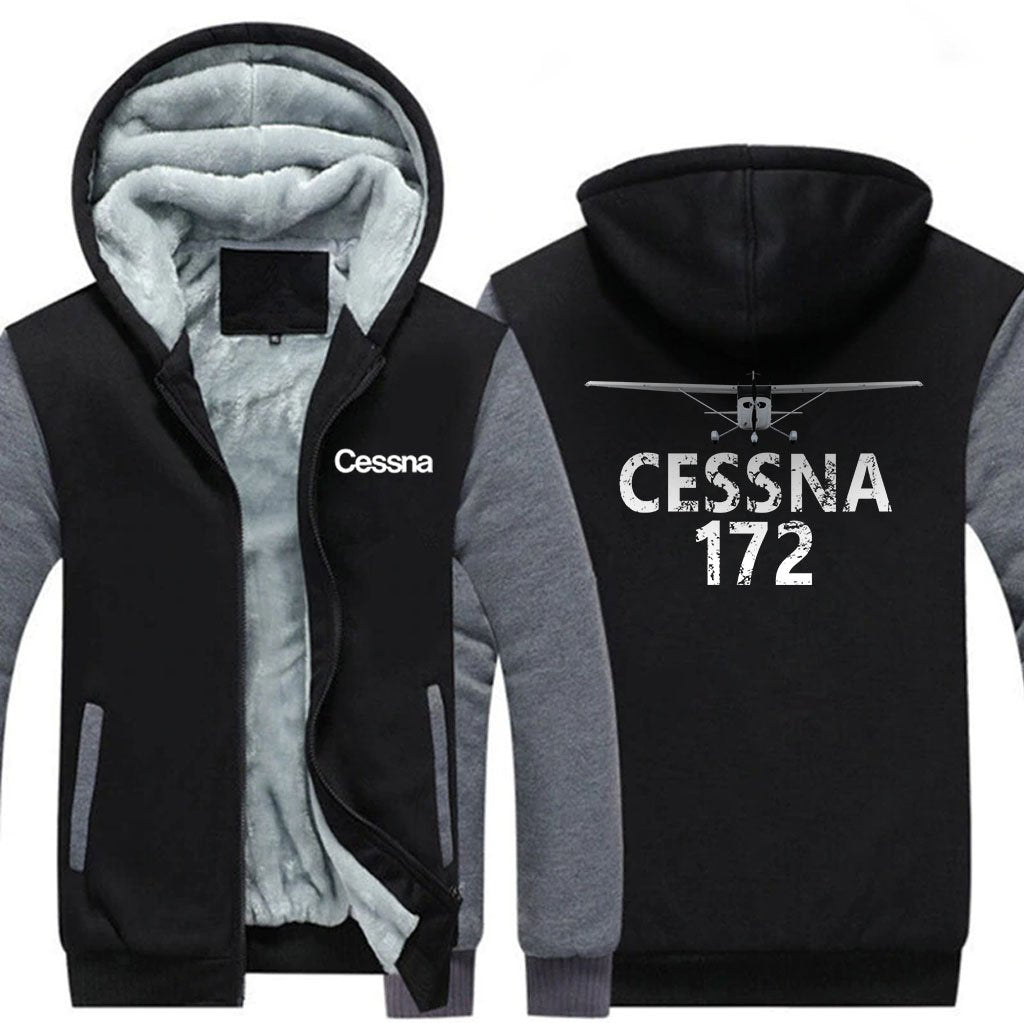 CESSNA 172 DESIGNED ZIPPER SWEATER THE AV8R