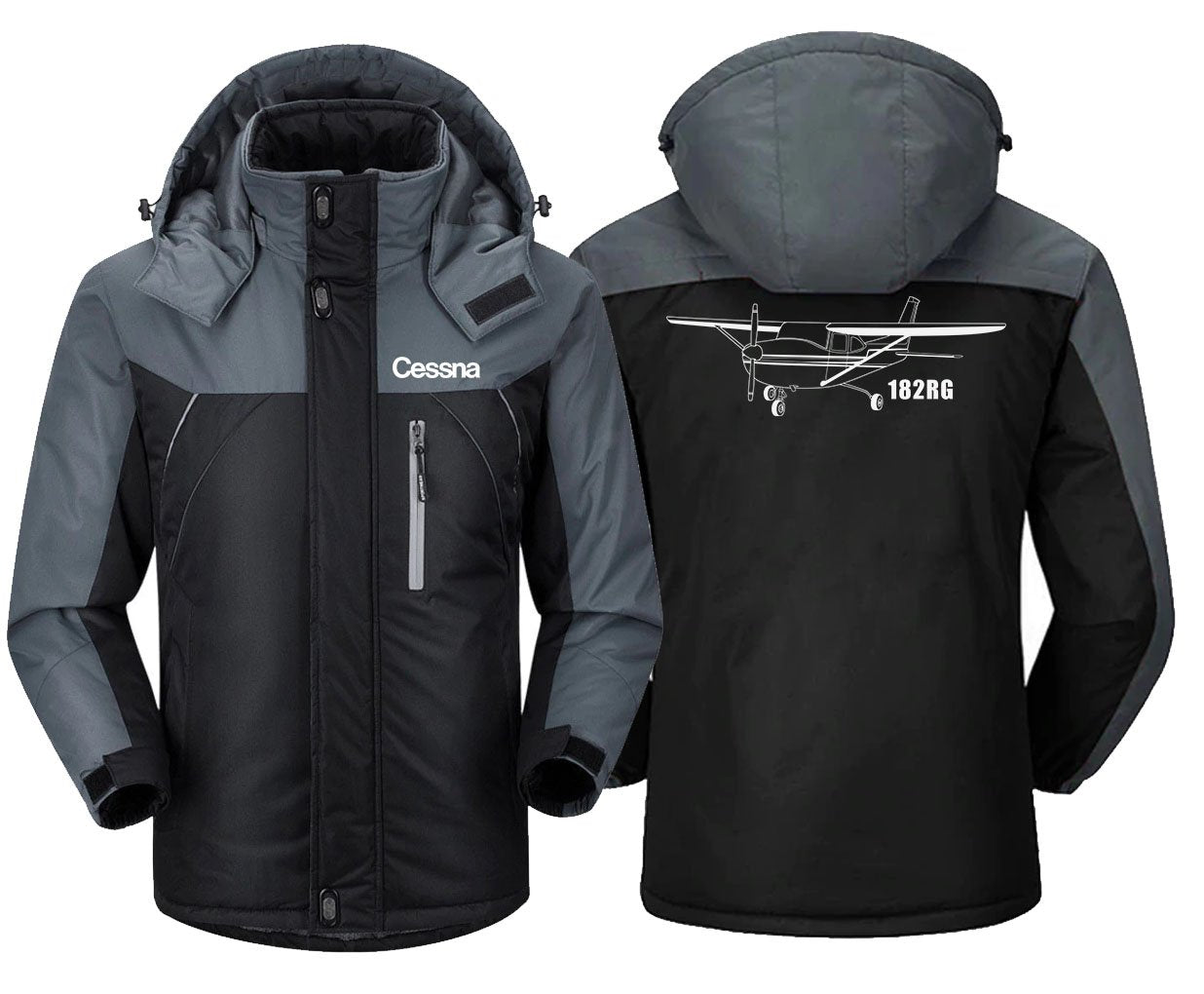 CESSNA 182 DESIGNED WINDBREAKER JACKET THE AV8R