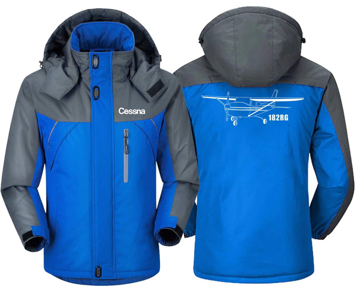 CESSNA 182 DESIGNED WINDBREAKER JACKET THE AV8R