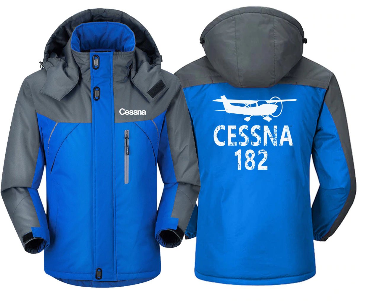 CESSNA 182 DESIGNED WINDBREAKER JACKET THE AV8R