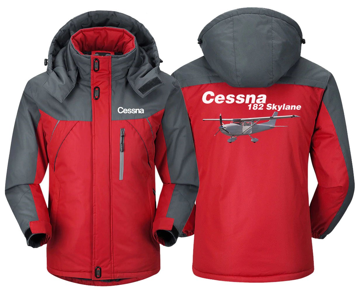 CESSNA 182 DESIGNED WINDBREAKER JACKET THE AV8R