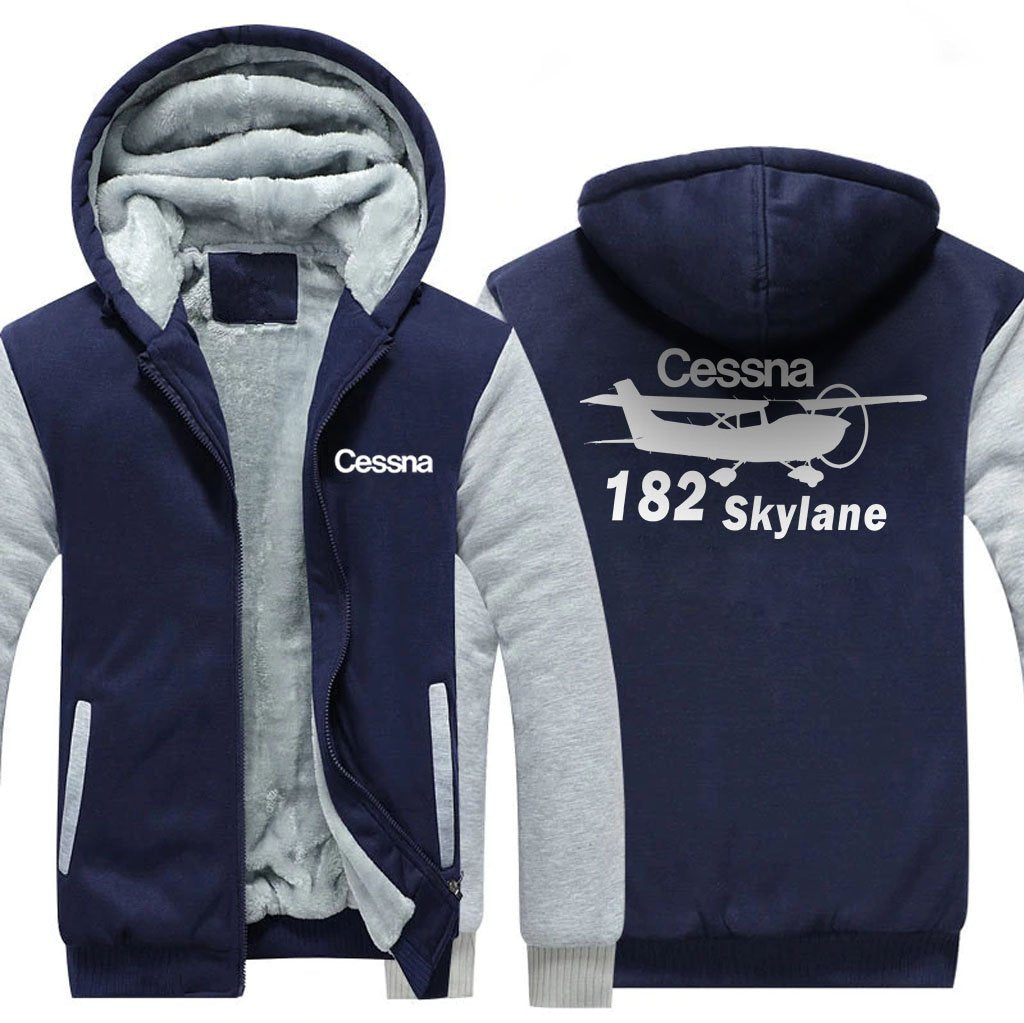 CESSNA 182 DESIGNED ZIPPER SWEATER THE AV8R