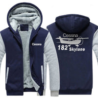 Thumbnail for CESSNA 182 DESIGNED ZIPPER SWEATER THE AV8R