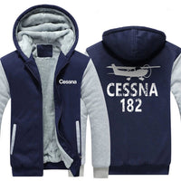 Thumbnail for CESSNA 182 DESIGNED ZIPPER SWEATER THE AV8R