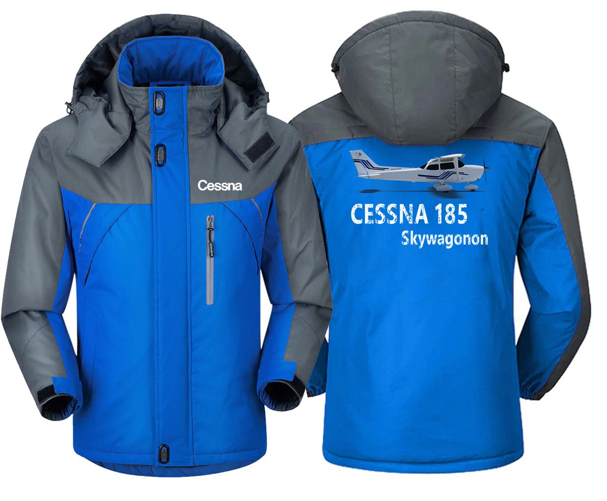 CESSNA 185 DESIGNED WINDBREAKER JACKET THE AV8R