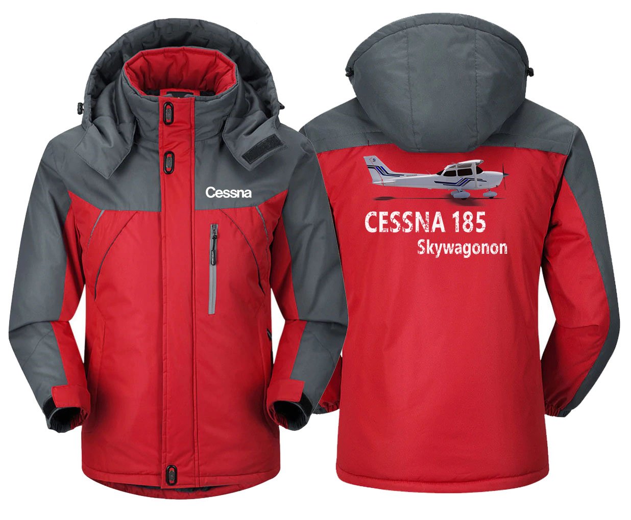 CESSNA 185 DESIGNED WINDBREAKER JACKET THE AV8R