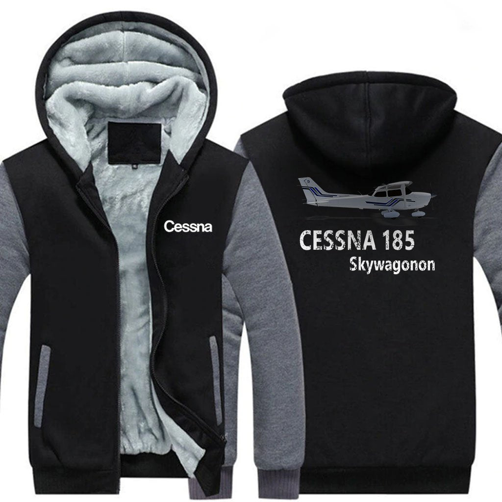 CESSNA 185 DESIGNED ZIPPER SWEATER THE AV8R