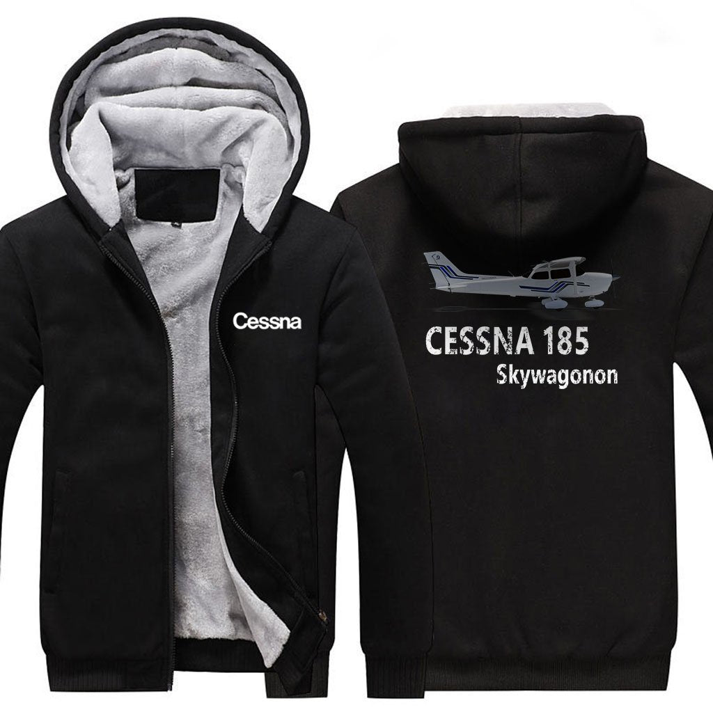 CESSNA 185 DESIGNED ZIPPER SWEATER THE AV8R