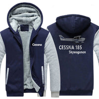 Thumbnail for CESSNA 185 DESIGNED ZIPPER SWEATER THE AV8R