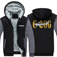 Thumbnail for CESSNA 206 DESIGNED ZIPPER SWEATER THE AV8R