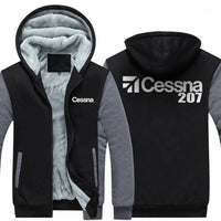 Thumbnail for CESSNA 207 DESIGNED ZIPPER SWEATER THE AV8R