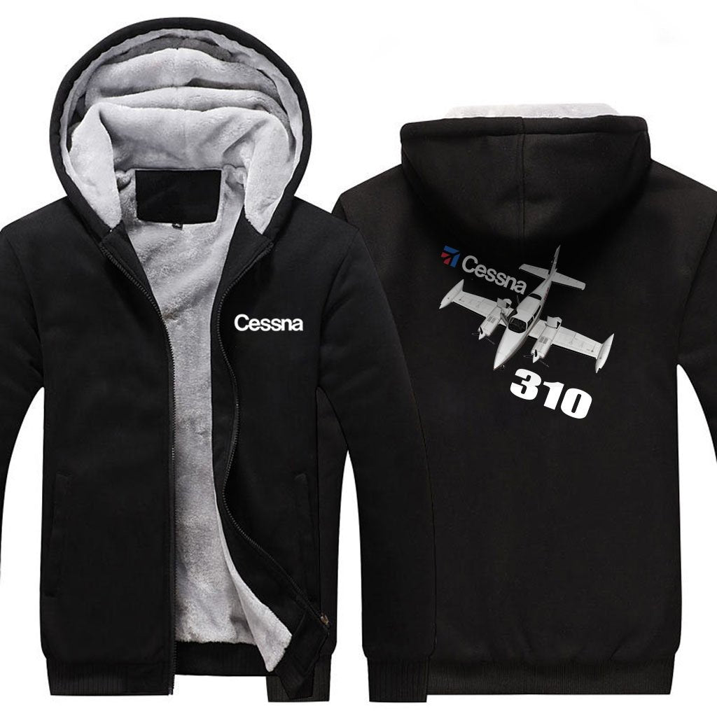 CESSNA 310 DESIGNED ZIPPER SWEATER THE AV8R