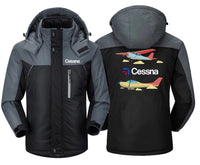 Thumbnail for CESSNA DESIGNED WINDBREAKER JACKET THE AV8R