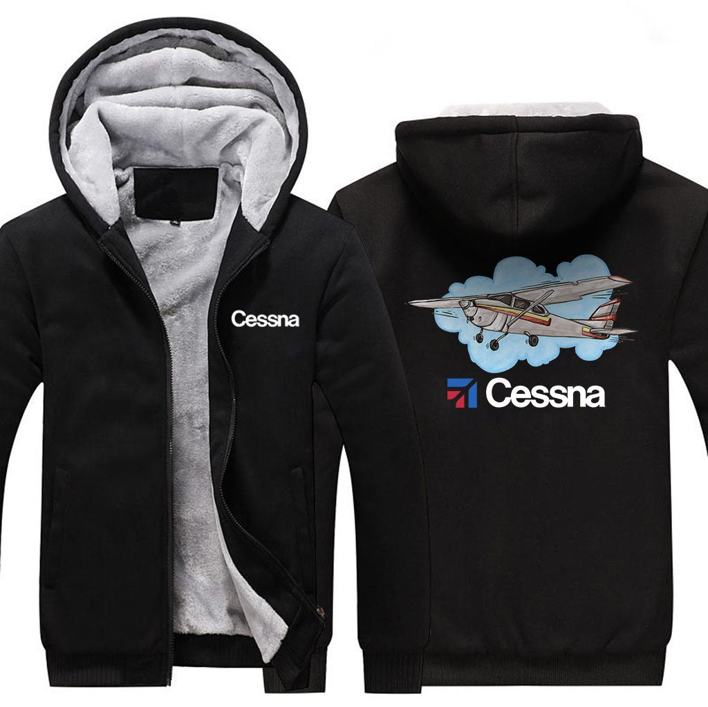 CESSNA DESIGNED ZIPPER SWEATER THE AV8R