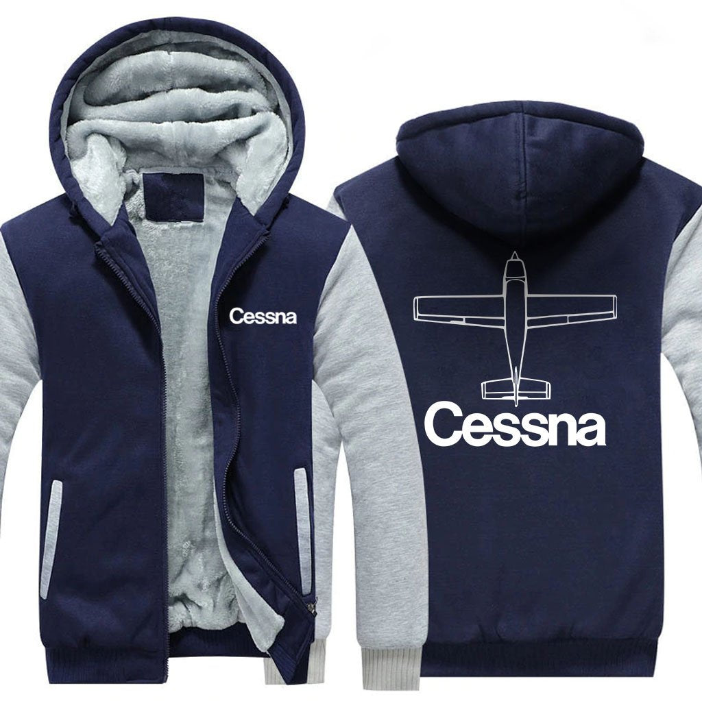 CESSNA DESIGNED ZIPPER SWEATER THE AV8R