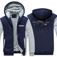 Thumbnail for CESSNA DESIGNED ZIPPER SWEATER THE AV8R