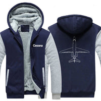 Thumbnail for CESSNA DESIGNED ZIPPER SWEATER THE AV8R