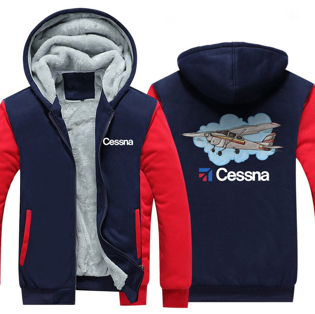 CESSNA DESIGNED ZIPPER SWEATER THE AV8R