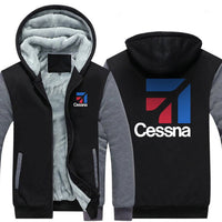 Thumbnail for CESSNA LOGO DESIGNED ZIPPER SWEATER THE AV8R