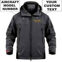 Thumbnail for CUSTOM AIRCRAFT MODEL NUMBER AND WING MILITARY FLEECE THE AV8R