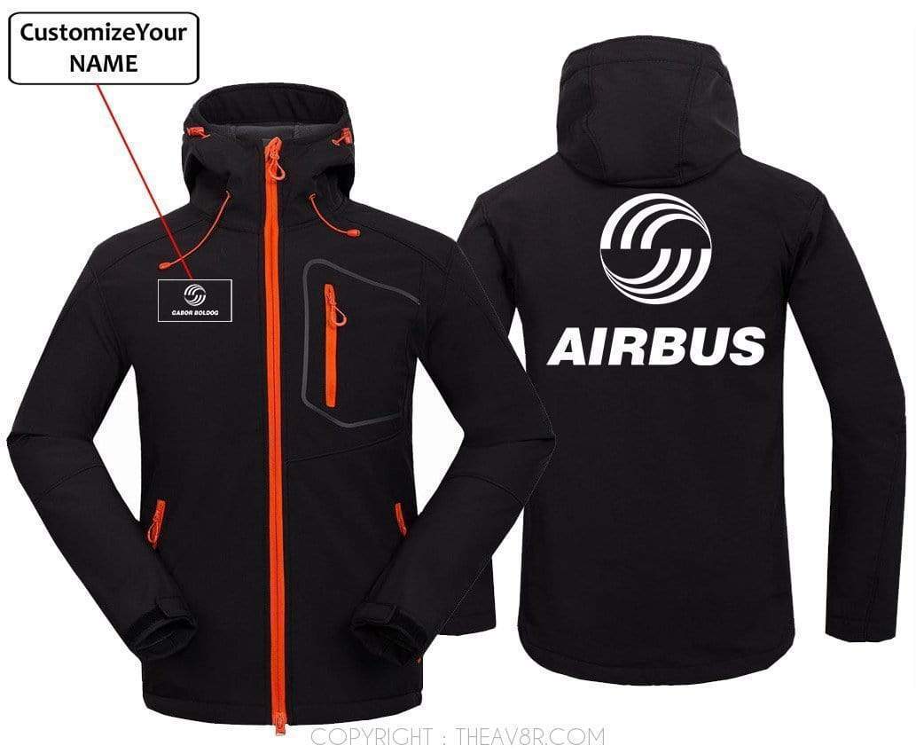 CUSTOM NAME AIRBUS  LOGO FLEECE HODIE THE AV8R