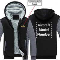 Thumbnail for CUSTOM NAME & AIRCRAFT MODEL NUMBER DESIGNED ZIPPER SWEATERS THE AV8R