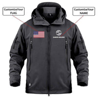 Thumbnail for CUSTOM NAME & FLAG AIRBUS  LOGO - WARM TACTICAL II MILITARY FLEECE THE AV8R