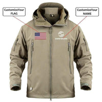 Thumbnail for CUSTOM NAME & FLAG AIRBUS LOGO - WARM TACTICAL MILITARY FLEECE THE AV8R