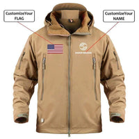 Thumbnail for CUSTOM NAME & FLAG AIRBUS LOGO - WARM TACTICAL MILITARY FLEECE THE AV8R