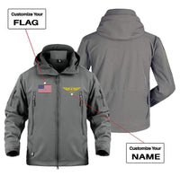 Thumbnail for CUSTOM NAME & FLAG DESIGNED MILITARY FLEECE THE AV8R