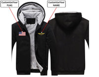 Thumbnail for CUSTOM THE FLAG & NAME ZIPPER SWEATERS THE AV8R