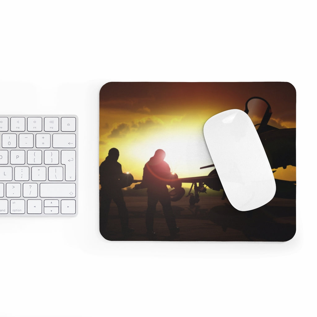 AVIATION EVENING -  MOUSE PAD Printify