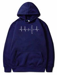 Thumbnail for Airplane Pilo Pilot Heartbeat Flying PULLOVER THE AV8R