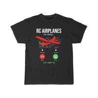 Thumbnail for RC Airplanes Are Calling Aircraft Drone Flyer T-SHIRT THE AV8R