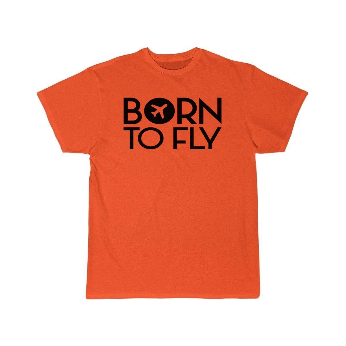 Born to fly Flight Cabin Crew Aviation Pilot T-SHIRT THE AV8R