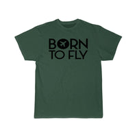 Thumbnail for Born to fly Flight Cabin Crew Aviation Pilot T-SHIRT THE AV8R