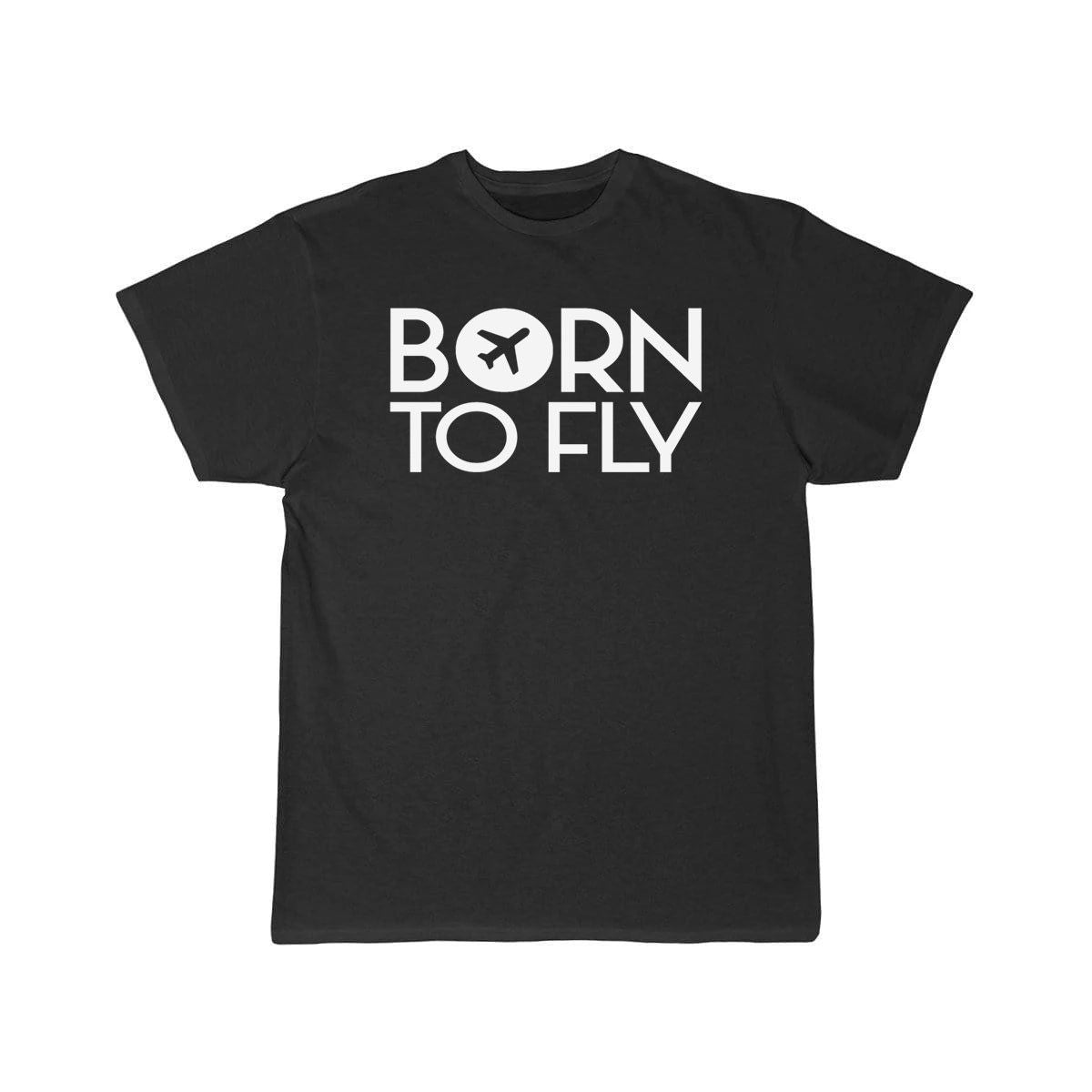 Born to fly Flight Cabin Crew Aviation Pilot T-SHIRT THE AV8R