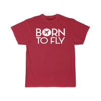 Thumbnail for Born to fly Flight Cabin Crew Aviation Pilot T-SHIRT THE AV8R