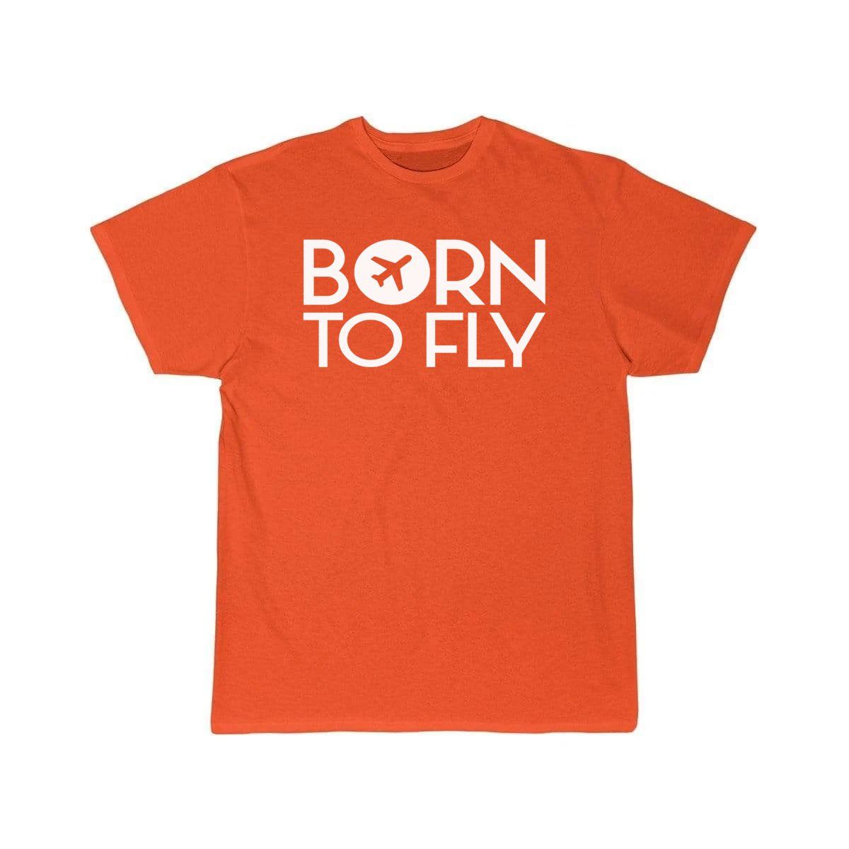 Born to fly Flight Cabin Crew Aviation Pilot T-SHIRT THE AV8R