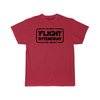 Thumbnail for Best Flight Attendant in the galaxy Cabin Crew Job T-SHIRT THE AV8R