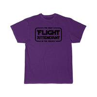 Thumbnail for Best Flight Attendant in the galaxy Cabin Crew Job T-SHIRT THE AV8R