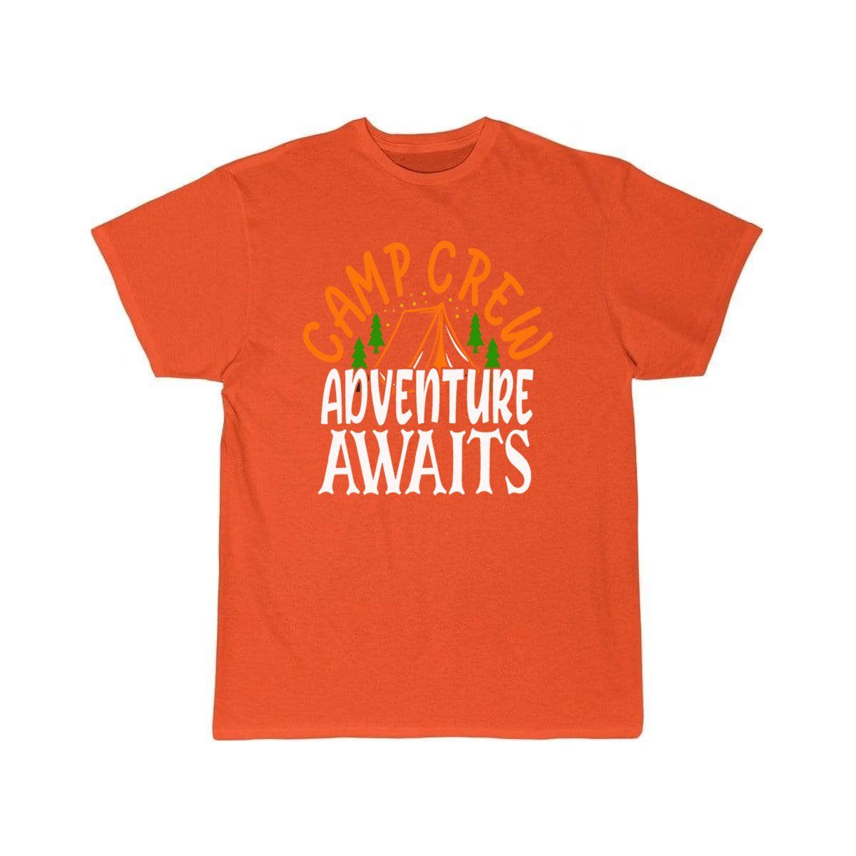 Camp Crew Adventure Awaits T-SHIRT THE AV8R