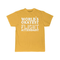 Thumbnail for World's Okayest Flight Attendant Pun Joke T-SHIRT THE AV8R