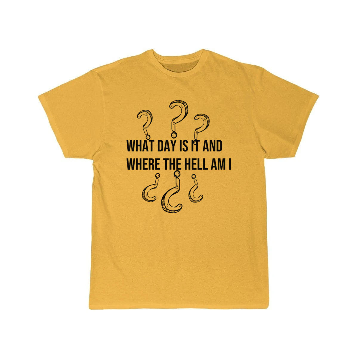 What day is it and where the hell am i T-SHIRT THE AV8R