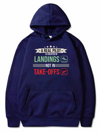 Thumbnail for Pilot landing airplane take off aviation gift idea PULLOVER THE AV8R