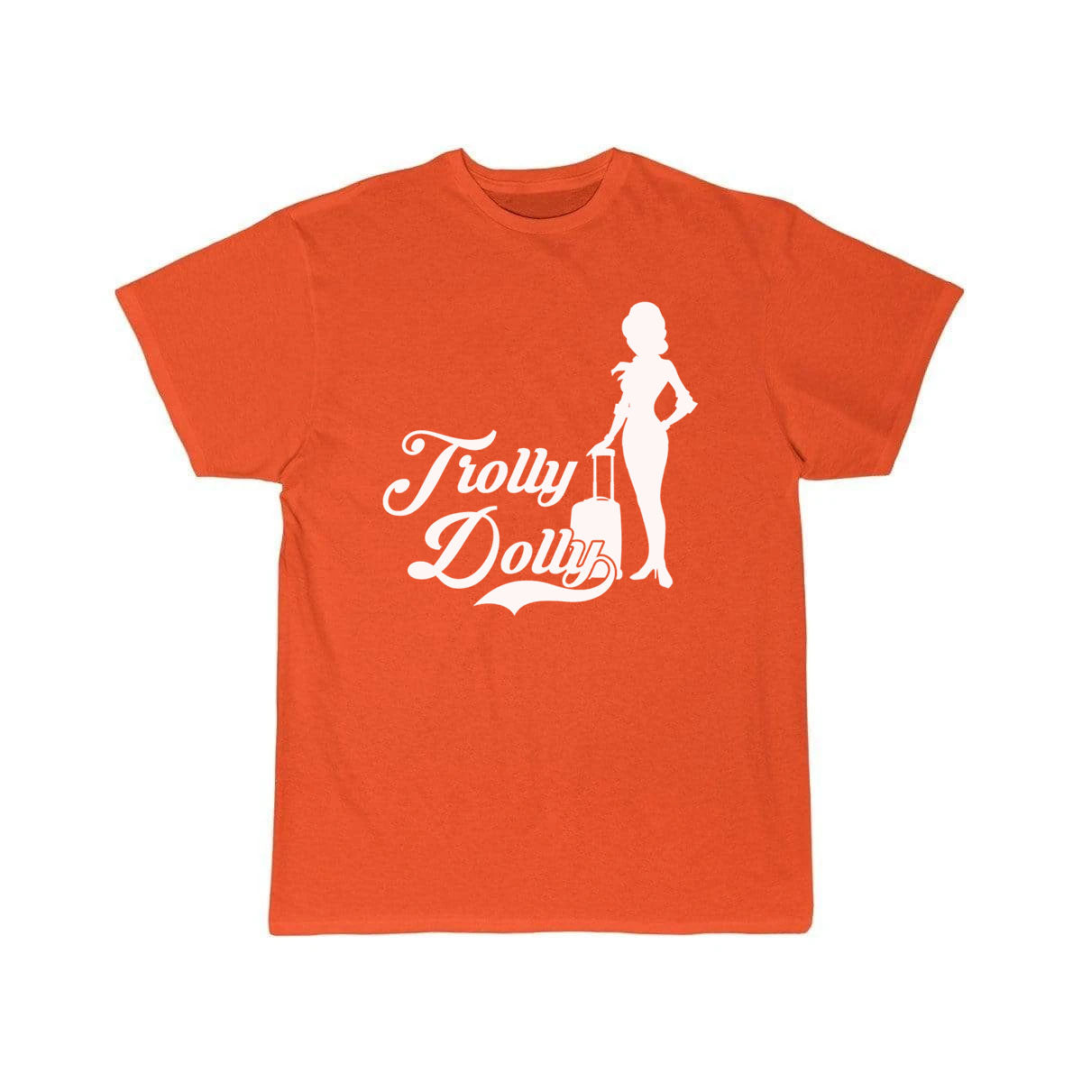 Trolly Dolly Flight Attendant Cabin Crew Job T-SHIRT THE AV8R