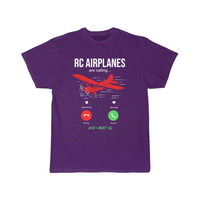 Thumbnail for RC Airplanes Are Calling Aircraft Drone Flyer T-SHIRT THE AV8R